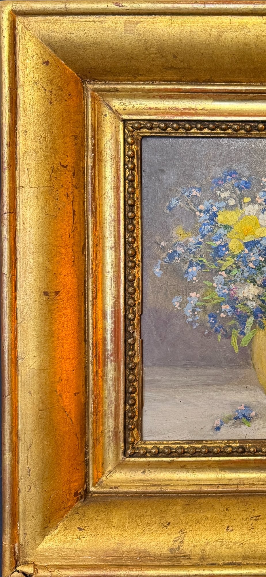 French Still Life Floral Oil Painting by Pierre-Laurent Baeschlin (1886-1958) View XI