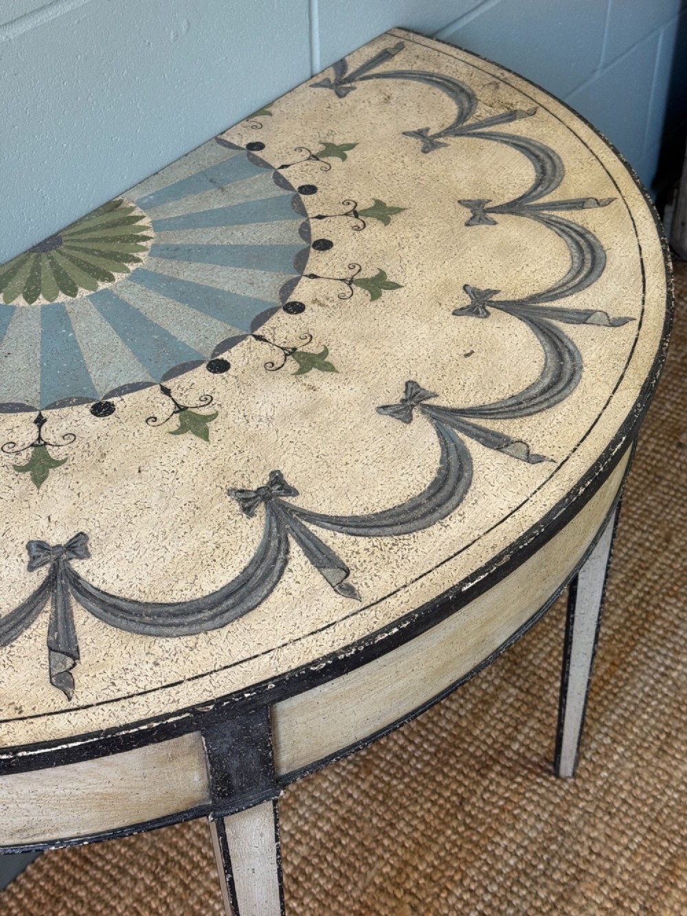 Georgian Demi Lune Console Table View II