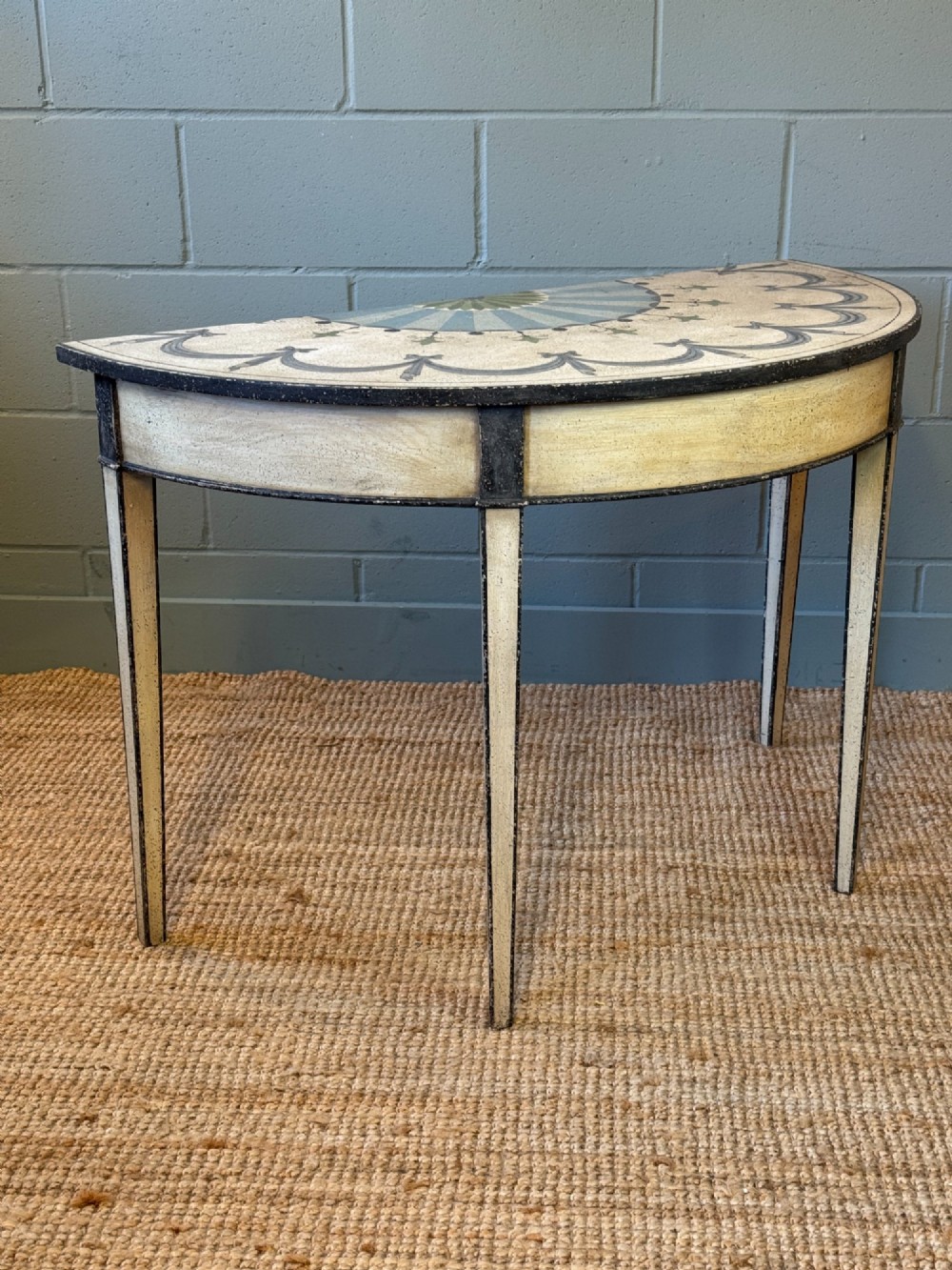 Georgian Demi Lune Console Table View III