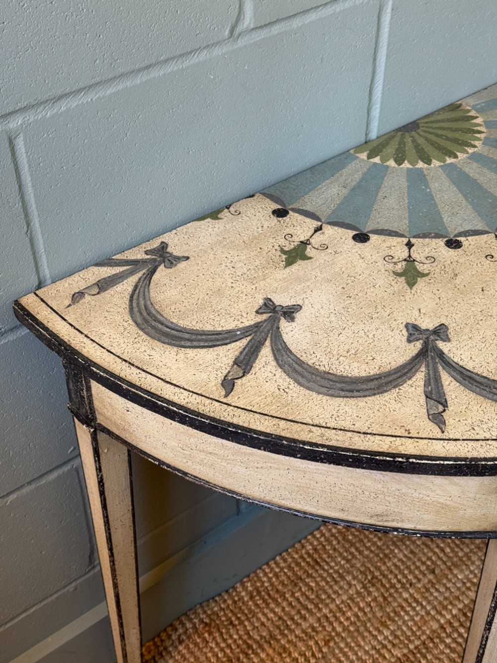 Georgian Demi Lune Console Table View IV