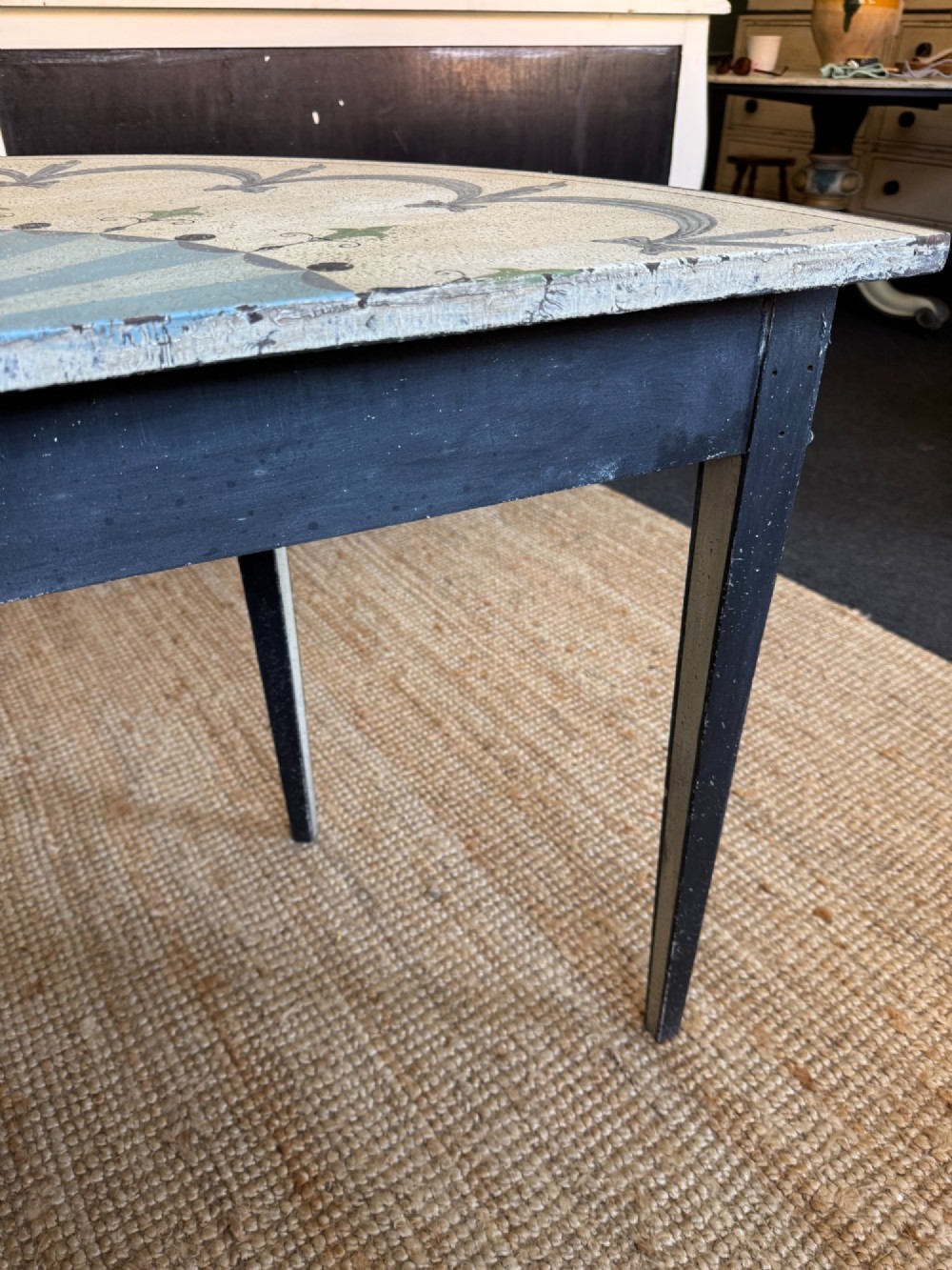 Georgian Demi Lune Console Table View VII