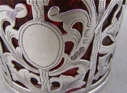 fig 3. EDWARDIAN SILVER SWEETMEAT BASKET, BY BLOW & CO, BIRMINGHAM 1905