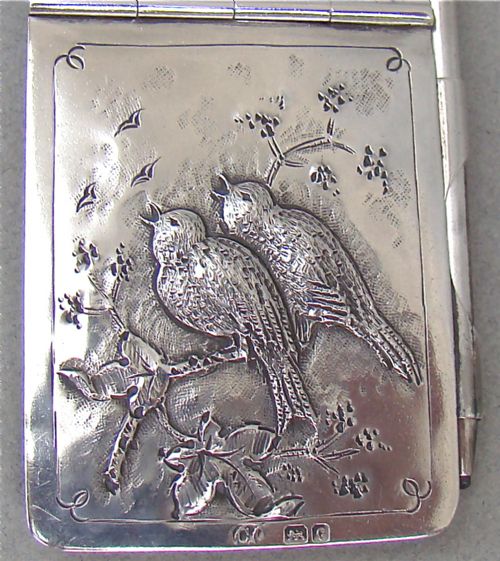 Edwardian Silver Aide Memoire by Colen Cheshire, Chester 1903