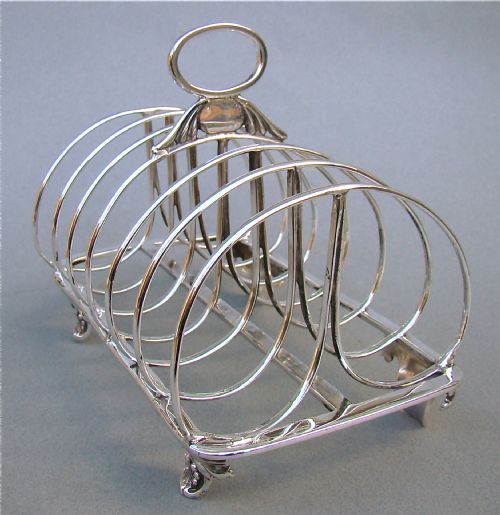 Regency Silver Toast Rack by Barnard, London 1829