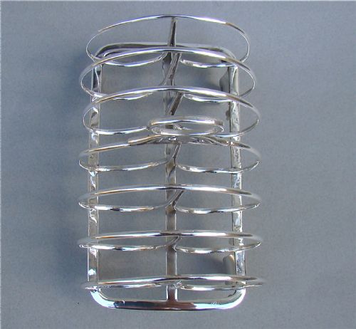 fig 3. REGENCY SILVER TOAST RACK BY BARNARD, LONDON 1829