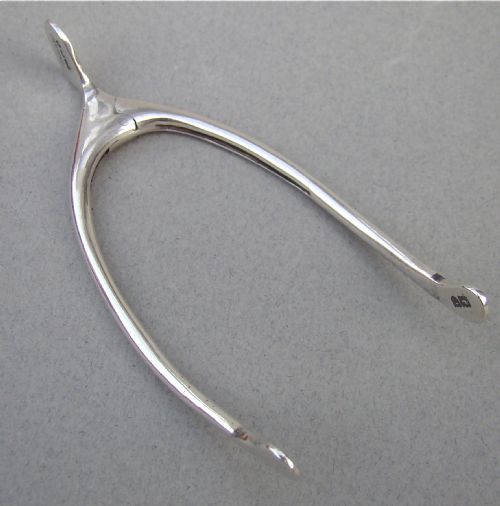Novelty Silver "Wishbone " Sugar Tongs by Stuart Clifford & Co, London 1913