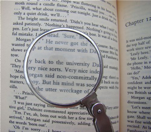 fig 3. EDWARDIAN SILVER POCKET MAGNIFYING GLASS BY BRITTON, GOULD & CO, BIRMINGHAM 1901