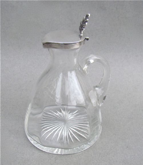 fig 1. SILVER MOUNTED WHISKY TOT BY GEORGE  UNITE, BIRMINGHAM 1905
