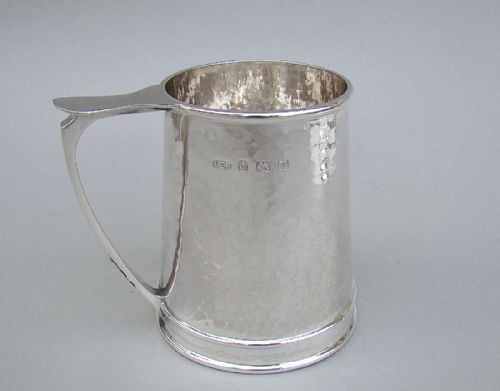 Arts & Craft Silver Christening Mug by a E Jones, Birmingham 1920