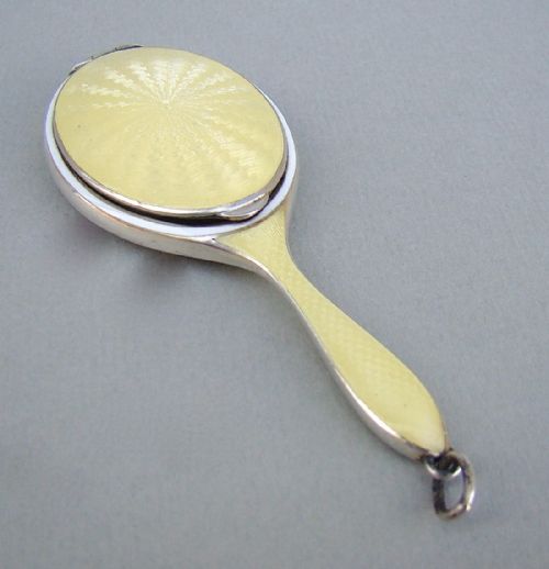 fig 2. ART DECO CONTINENTAL SILVER & ENAMEL PURSE