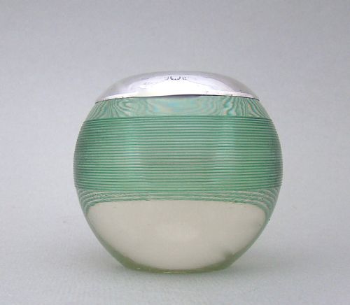 fig 1. EDWARDIAN SILVER MOUNTED MATCH STRIKER/ PAPERWEIGHT, BIRMINGHAM 1902