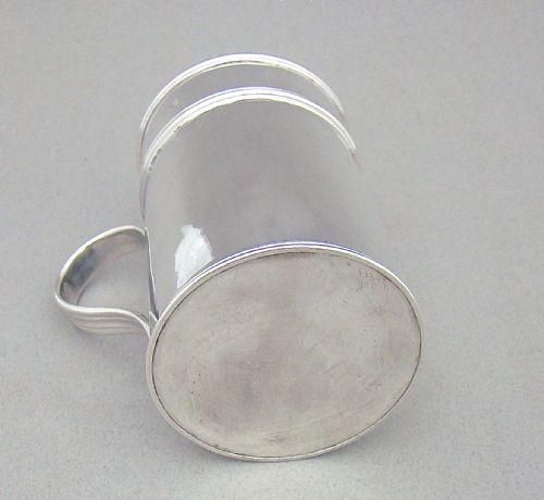 fig 3. GEORGIAN SILVER LARGE KITCHEN FLOUR DREDGER OR MUFFINEER BY SEBASTIAN CRESPELL II, LONDON 1820