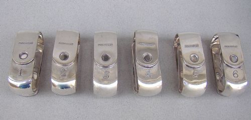 fig 2. CASED SET OF SIX VICTORIAN SILVER PLATED NUMBERED NAPKIN RINGS, CIRCA 1870