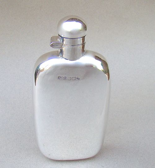 George V Silver Spirit Flask by James Dixon & Sons, Sheffield 1916