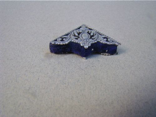 fig 2. VICTORIAN SILVER CHATELAINE PIN CUSHION, CIRCA 1890