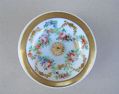 fig 2. EXQUISITE FRENCH PALAIS ROYAL ORMULU MOUNTED OPALINE GLASS DISH, CIRCA 1850