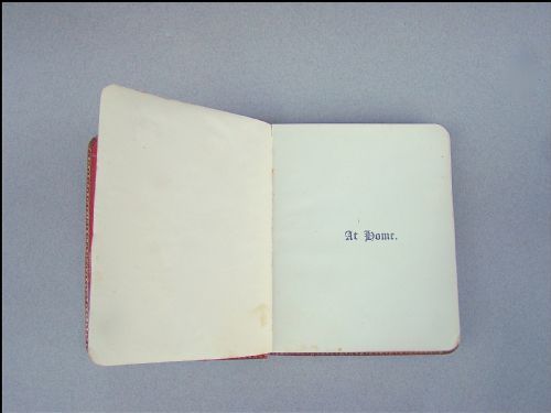 fig 5. EDWARDIAN SILVER REYNOLDS ANGELS ADDRESS BOOK BY MYATT & CO, BIRMINGHAM 1905