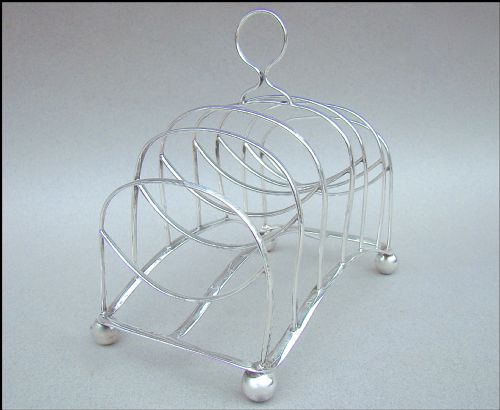 Georgian Silver Toast Rack, Sheffield 1811