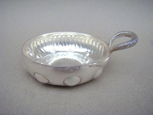 fig 2. 19TH C. FRENCH SILVER WINE TASTER OR TASTE VIN, PARIS CIRCA 1890