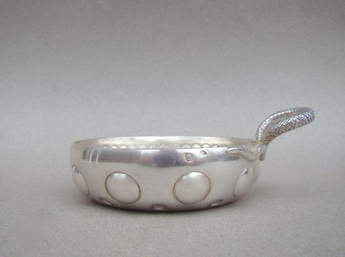 fig 1. 19TH C. FRENCH SILVER WINE TASTER OR TASTE VIN, PARIS CIRCA 1890