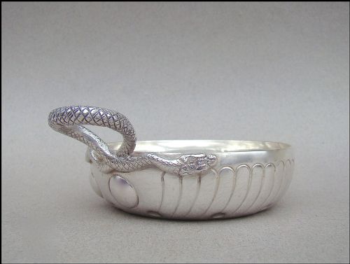 19th C. French Silver Wine Taster or Taste Vin, Paris Circa 1890