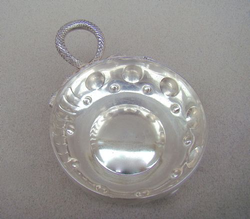 fig 3. 19TH C. FRENCH SILVER WINE TASTER OR TASTE VIN, PARIS CIRCA 1890