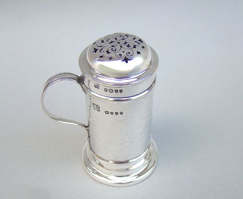Arts & Craft Silver Kitchen Pepper by Hukin & Heath, London 1886