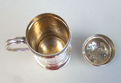 fig 3. ARTS & CRAFT SILVER KITCHEN PEPPER BY HUKIN & HEATH, LONDON 1886