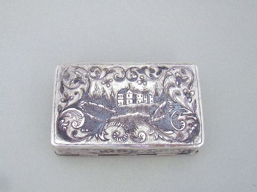 fig 1. RUSSIAN SILVER AND NIELLO ENAMEL SNUFF BOX BY ALEXANDER FULD, MOSCOW CIRCA 1880