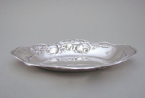 fig 2. EDWARDIAN SILVER BONBON DISH BY HENRY MATTHEWS, BIRMINGHAM 1904