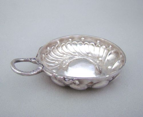 fig 1. 19TH C. FRENCH SILVER WINE TASTER OR TASTE VIN, PARIS CIRCA 1890