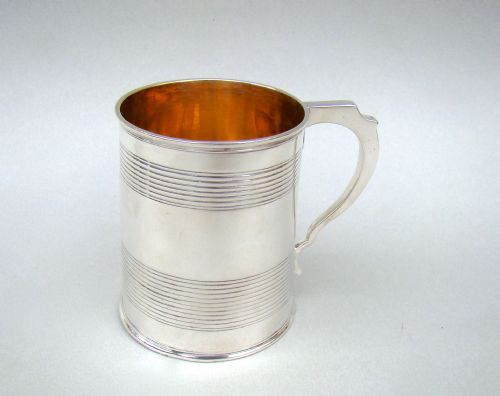 fig 2. EARLY VICTORIAN SILVER CHRISTENING MUG BY PEARCE & BURROWS, LONDON 1846
