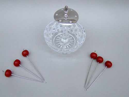 fig 1. RARE SET OF SIX ART DECO SILVER