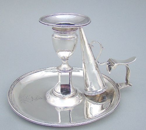 Fine Georgian Silver Chamberstick by William Abdy Ii, London 1794