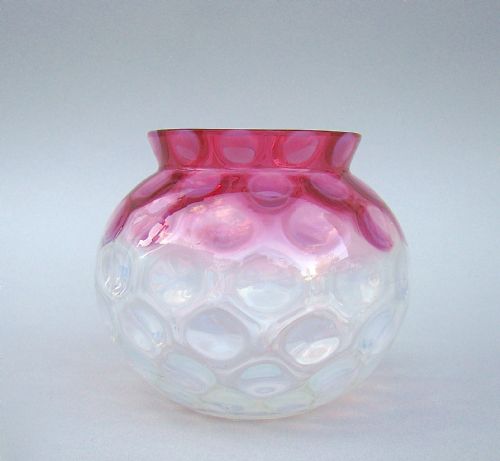 Victorian Dual Colour Vaseline Specimen Vase, Circa 1890