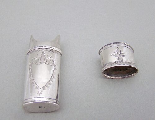fig 1. GEORGIAN SILVER ETUI, CIRCA 1780