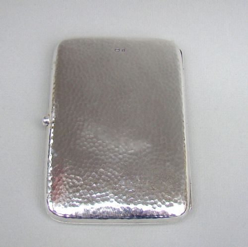 fig 2. RARE SILVER ARTS & CRAFT MOVEMENT CARD CASE & AIDE MEMOIRE BY DEAKIN & FRANCIS, BIRMINGHAM 1901