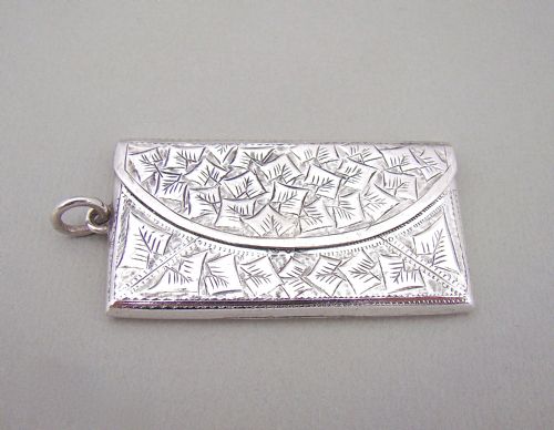 Edwardian Silver Double Stamp Case by Albert Ernest Jenkins, Chester 1909