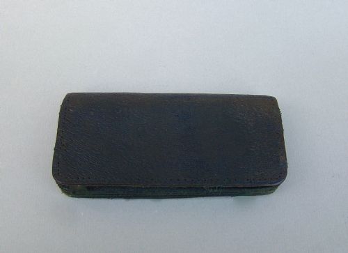 fig 1. ART NOUVEAU SILVER & LEATHER PURSE BY COHEN & CHARLES, BIRMINGHAM 1906