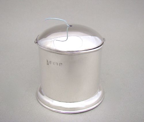 Rare Edwardian Silver String Box by Hamilton & Co, Birmingham 1903