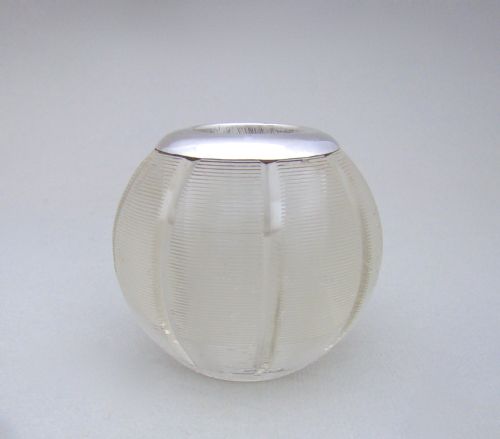 Victorian Silver Mounted Match Striker & Holder, Chester 1897
