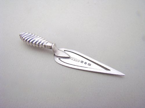 fig 1. VICTORIAN SILVER  BOOKMARK BY ADIE & LOVEKIN , BIRMINGHAM 1898