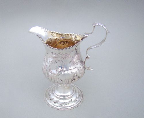 Georgian Silver Cream Jug, London 1776