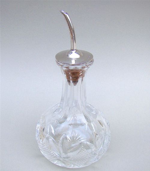 George V Silver Mounted Angostura Bitters Bottle by Hukin & Heath, Birmingham 1928