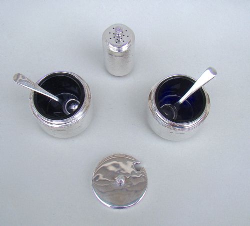fig 3. MID CENTURY SILVER THREE PIECE