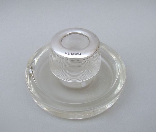 Unusual Art Deco Silver Mounted Match Striker by Schindler & Co, London 1921