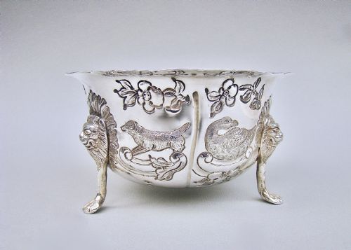 Delightful Irish Silver Sugar Bowl by Weir & Sons, Dublin 1908