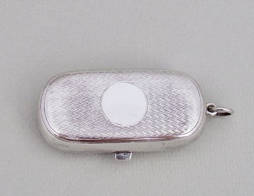 George V Silver Double Sovereign Case by Dennison Watch Case Co, Birmingham 1913