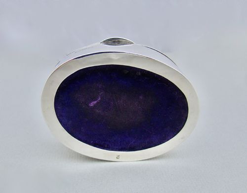 fig 3. SMALL GEORGE V SILVER JEWELLERY BOX BY NATHAN & HAYES, CHESTER 1911