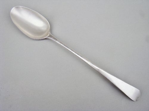 York Silver Old English Pattern Basting Spoon by Hampston & Prince, Circa 1780